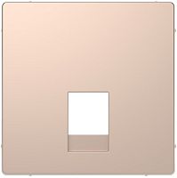 Лицевая панель Schneider Electric Merten D-Life для 1-м. розетки RJ11 шампань картинка